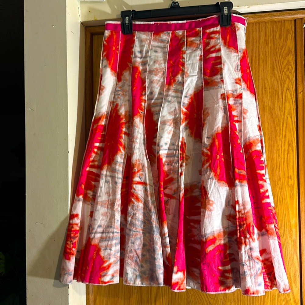 Focus 2000 skirt women multicolor Sz 6